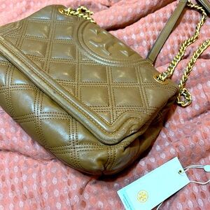 Tory Burch soft Fleming shoulder bag